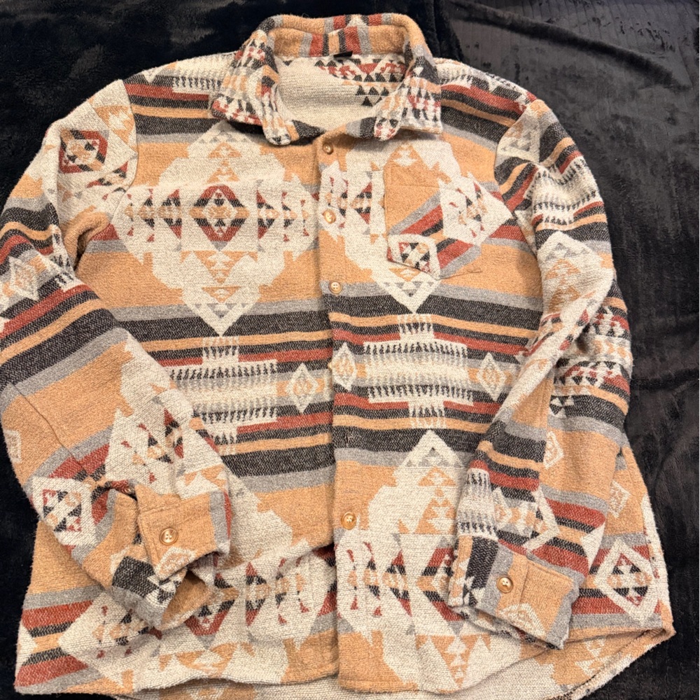 Shein Multicolor Geometric Jacket - image 1